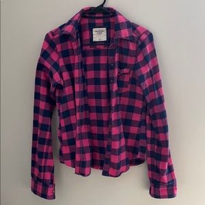 Flannel button-up